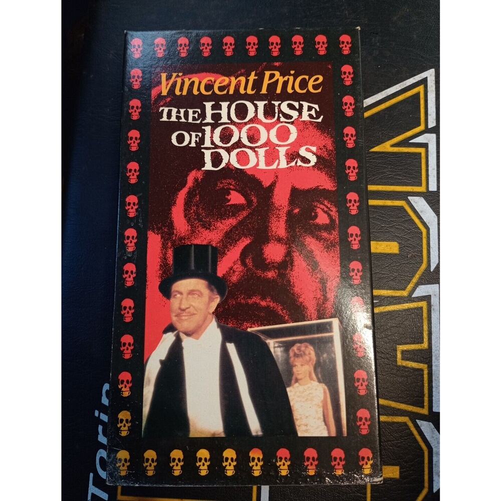 House Of 1000 Dolls VHS Vincent Price Classic Macabre Horror Orion HBO Video